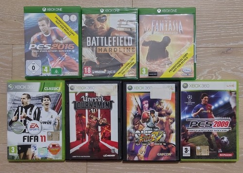 Lotto xbox 360 - pes, fifa