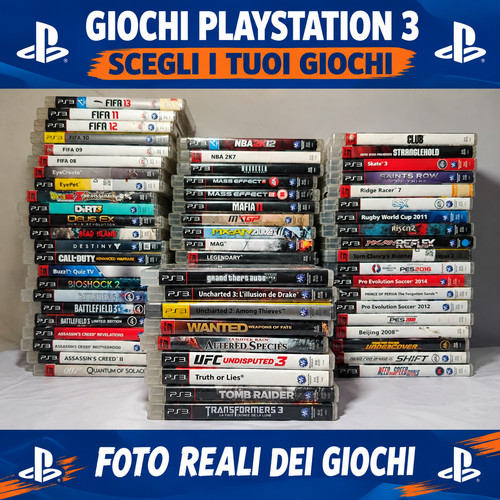 Lotto giochi ps3 sony - giochi,